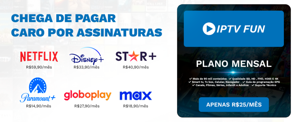 Guia Completo: Pacote IPTV 1 varios planos de streaming e pacote iptv